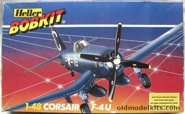 Heller 1/48 Corsair F4U, 53051 plastic model kit